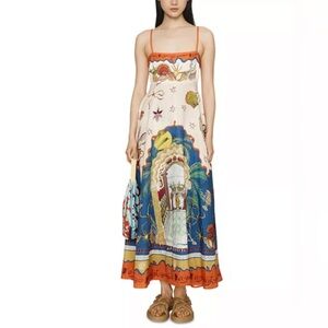Alémais
Linen Surrealist Sundress